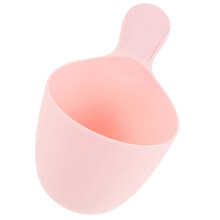 3Pcs Compact Pink Plastic Ladles for Baby Bath Water Scoop and Kitchen