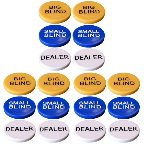 6Ensembles Jetons De Comptage Poker Pour Jeux Et Récompenses