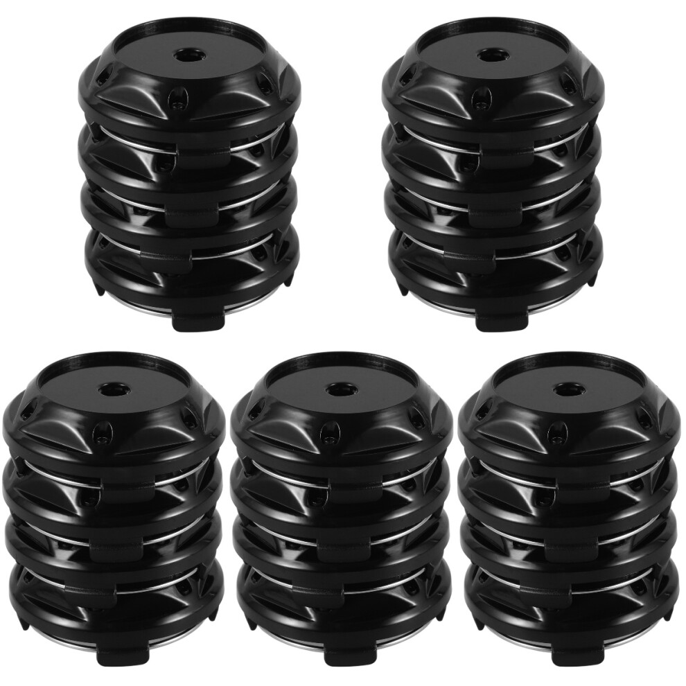 20Pcs Vehicle Wheel Center Caps Abs Auto Wheel Rim Hub Caps Black 3713135339828