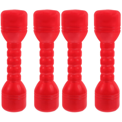 4Pcs Kids Gym Hand Weights Red ABS Plastic Interactive Toy
