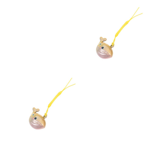 2Pièces Pendentifs Cloches Son Eau Cuivre Accessoires
