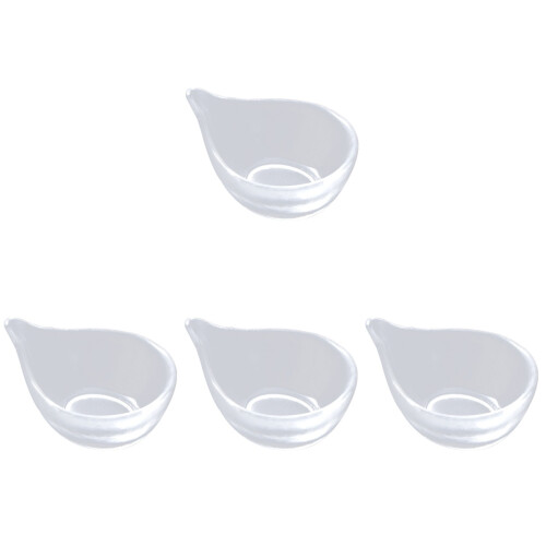 4Pièces Bols En Verre Pour Masques Faciaux DIY Et Usage