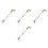 4Pcs Foldable Litter Picker Trash Grabber Tool Aluminum Yellow 1