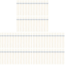 300Pcs Silver Bamboo Skewers Food Picks for Cocktail and Party Decor