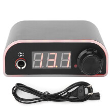 LCD Display Voltage Meter Tattoo Power Supply With Adjustable Voltage From0To18V Featuring Dual Interface Design And Programmable Preset Function