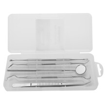 Tartar Remover For Teeth Stainless Steel Dental Picks Oral Care Kit With Case Portable Dental Tools For Home And Pet Use Safe Premium Material