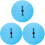 3Pcs Plastic Prize Wheel Blue Party Game DIY Rotating Wheel 1