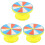 3Pcs Durable Plastic Rotatable Math Turntables for Party and Teaching 1