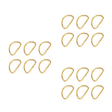300St D Ring Gespen Voor Handtassen En Harnassen Goud