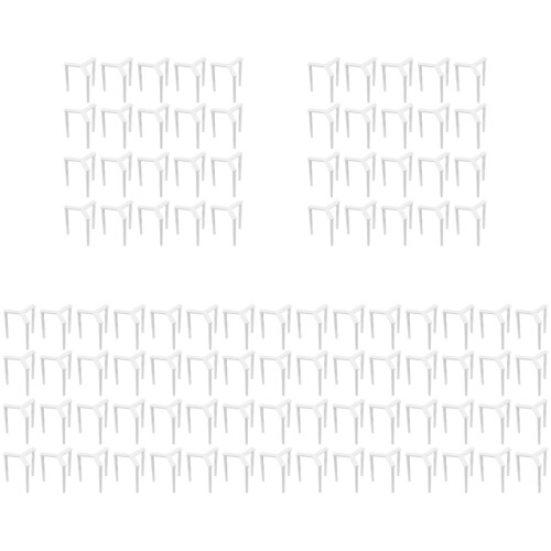 500Pcs White Plastic Pizza Stand Tripod Stack Kitchen Rack