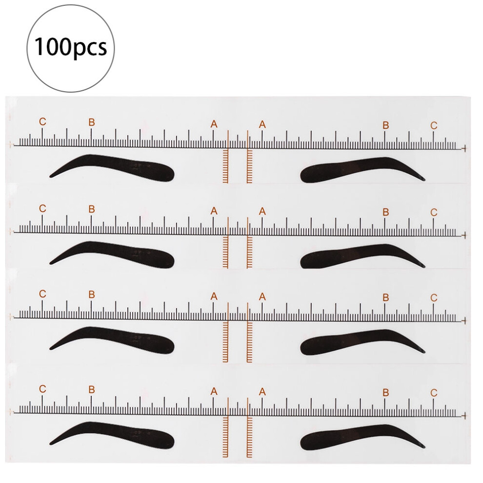 Time-Saving Skin-Friendly Eyebrow Stencil Adjustable Fit Balanced Eyebrows Reusable Eyebrow Template Professional Look Easy To Use