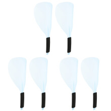 6Pcs Haircut Eyes Protector Blue Plastic Shield for Salon Styling