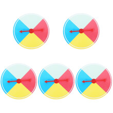 5Pcs Practical DIY Prize Wheel Plastic Game Turntable for Events