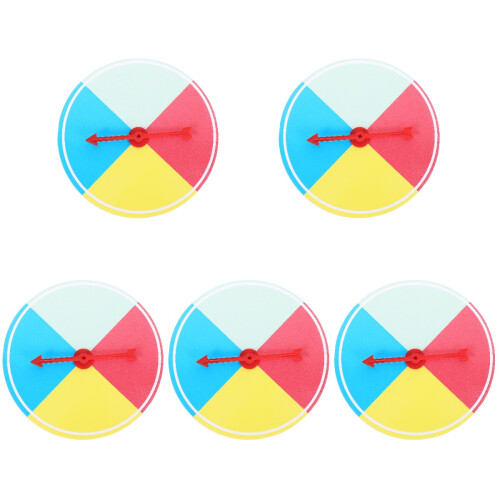 5Pcs Practical DIY Prize Wheel Plastic Game Turntable for Events