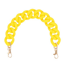 2 Pcs Frosted Rubber Strap Office Resin Purse Chain Bag Diy Accessory