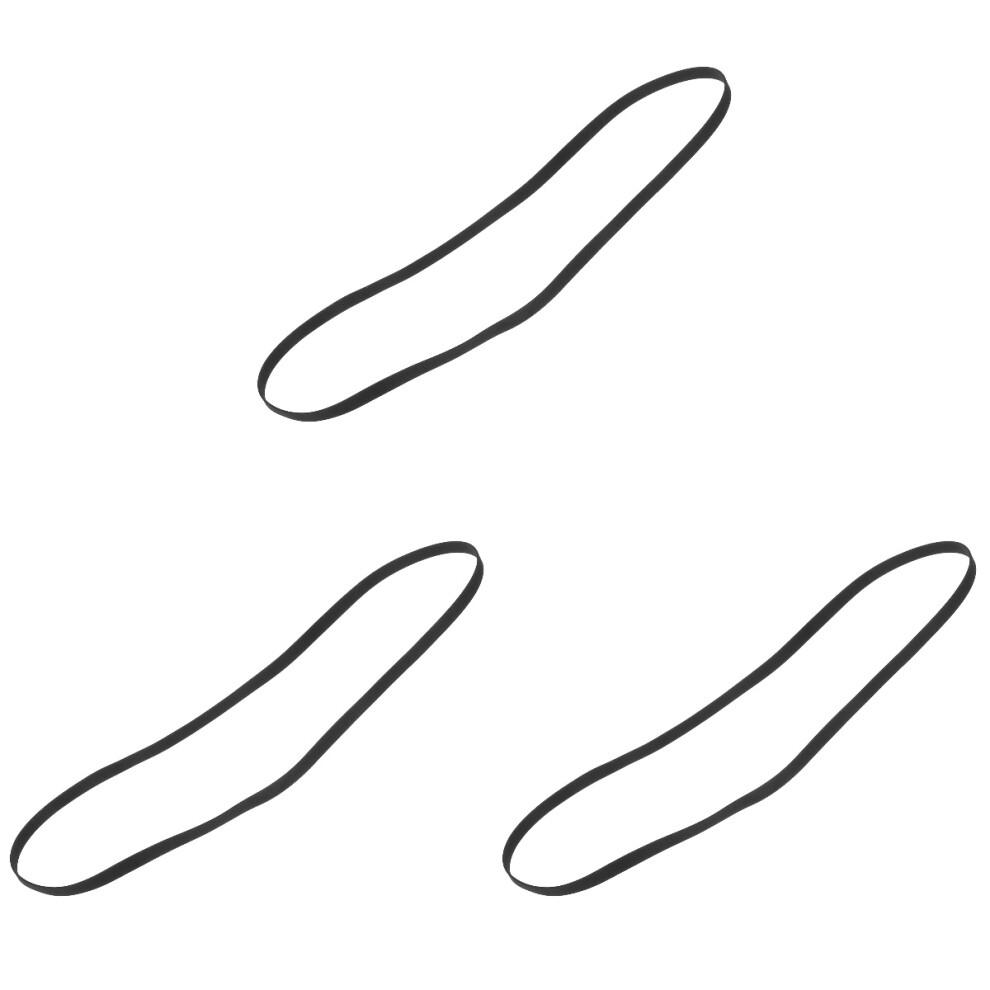 3Pcs Durable Recorder Rubber Belts For Cassette Player Replacement 3713122720875