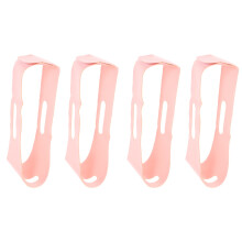 4St Comfortabele Roze Anti Kinband Met Elastisch Ontwerp Unisex