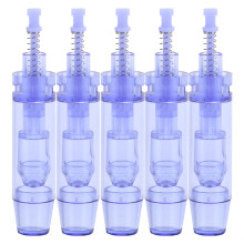 Permanent Makeup Cartridge Needles with Safety Cap, Easy to Use Tattoo Machine Pen Replacements for Acne Skin and Aging Skin