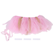 Spódniczka Tutu na pierwsze urodziny, dekoracje, akcesoria w kolorze jasnoróżowym, puszysta spódnica baletnicy, elegancka spódnica na stół,