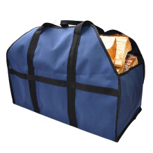 Foldable Firewood Carrier Bag Canvas Log Tote Extra Large Capacity Weather Resistant Oxford Cloth With Reinforced Seams For Campfire Wood Stoves Logs