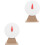 2Sets Wit Prijswiel Decor DIY Draaibaar Feestspel 5