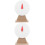 2Sets Wit Prijswiel Decor DIY Draaibaar Feestspel 7