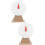 2Sets Wit Prijswiel Decor DIY Draaibaar Feestspel 9
