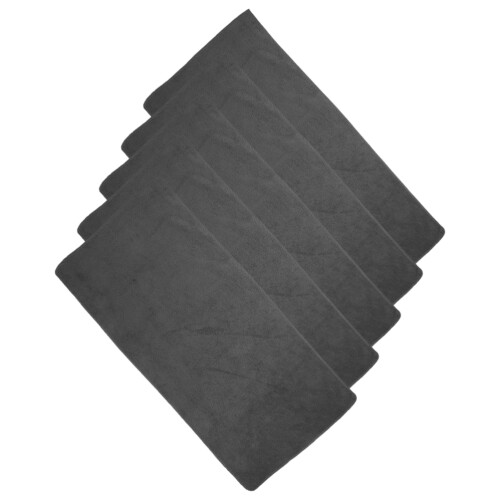20Pcs Microfiber Pet Blanket Dark Grey Guinea Pig Cage Sleeping Mat 2