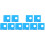 10Pcs Blue Mk8 Silicone Protective Heater Block Case for 3D Printing 2