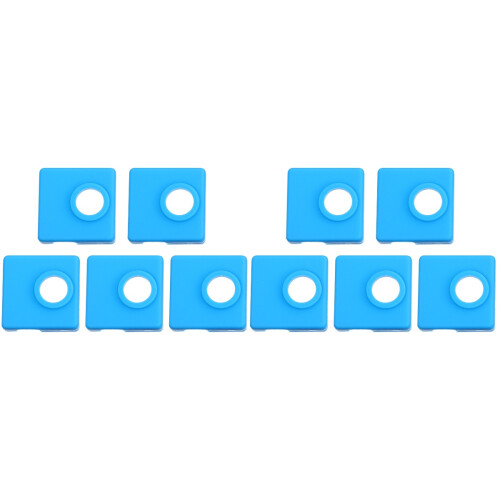 10Pcs Blue Mk8 Silicone Protective Heater Block Case for 3D Printing 1