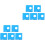 10Pcs Blue Mk8 Silicone Protective Heater Block Case for 3D Printing 3