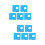 10Pcs Blue Mk8 Silicone Protective Heater Block Case for 3D Printing 7