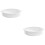 2Pcs Scratch-Resistant Ceramic Baking Dish White for Oven and Table 7
