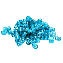 (Blue) Hair Braiding Cuffs Set - 6 Colors (100 Pcs)