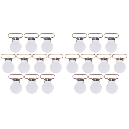 20Pièces Clips Blancs , Pour Accessoires 1