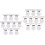 20Pièces Clips Blancs , Pour Accessoires 4