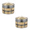 2Sets Bamboe Food Steamer Met , Hittebestendig, Multigebruik 4