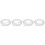 4Pcs Silver Faux Pearl Bag Chains Durable Crossbody Strap Replacement 5