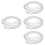 4Pcs Silver Faux Pearl Bag Chains Durable Crossbody Strap Replacement 7