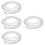 4Pcs Silver Faux Pearl Bag Chains Durable Crossbody Strap Replacement 8