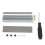AHCI Support Adapter Card with Bootable NVMe SSD Functionality, M-Key Socket and PCIe4.0X4Speed Optimized, Includes Low Profile Bracket 2
