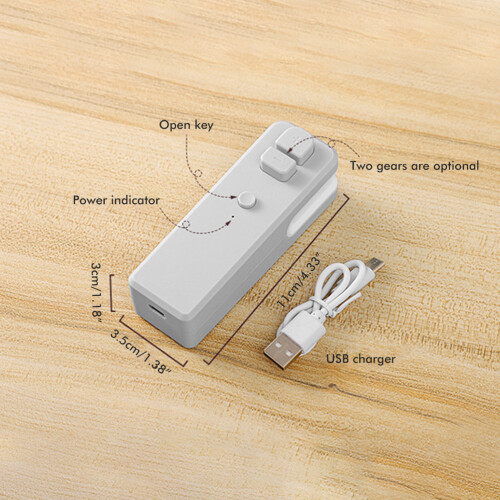 Συμπαγής επαναφορτιζόμενη θερμοσυγκολλητική μηχανή για σακούλες σνακ, μίνι 1