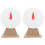 2Sets Wit Prijswiel Decor DIY Draaibaar Feestspel 1
