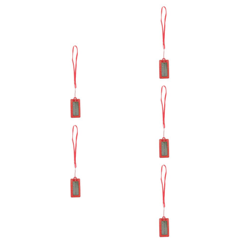 5Pièces Mini Sélecteur Probabilité Plastique Rouge Portable