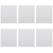 216Pcs White Reflective Bike Wheel Spokes Wraps Durable Safety Decals