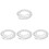 4Pcs Silver Faux Pearl Bag Chains Durable Crossbody Strap Replacement 1