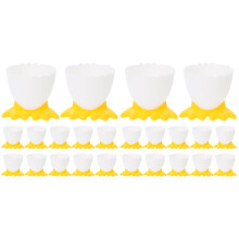 24St Assorti Cartoon Eierhouders PP Cup Stand Ontbijt Accessoire