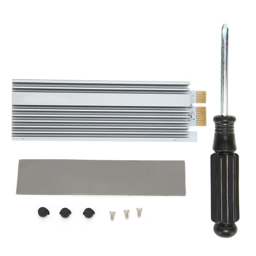 AHCI Support Adapter Card with Bootable NVMe SSD Functionality, M-Key Socket and PCIe4.0X4Speed Optimized, Includes Low Profile Bracket