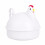 Electric Egg Cooker Chicken Shape Microwave Egg Boiler4Eggs Capacity Egg Steamer Maker With Food Grade Materials Multi Function Automatic 3
