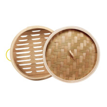 4St Bamboo Mand Lichtbruin Keuken Stoommand Voor Buns